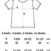 Baby Tshirt Maße