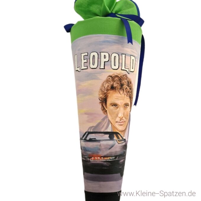 Schultüte handbemalt by Kleine-Spatzen mit individuellem Unique Wunschmotiv Motiv einzigartig personalisiert Kunst Schultüten Kissen