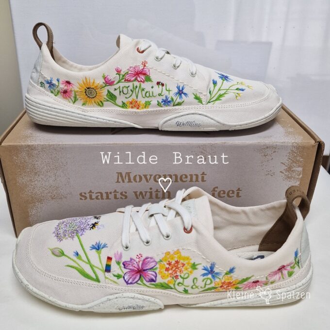 Handbemalt by Kleine-Spatzen Wilde Braut