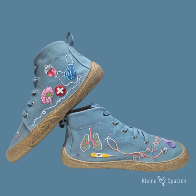 Handbemalt by Kleine-Spatzen Wildlinge mit MTA Motiv