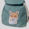 Rucksack Fuchsmädchen Beispiel für Namenszug