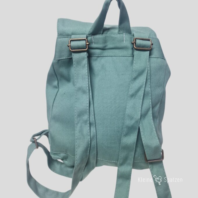 Rucksack Organic Mini Sage Träger