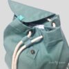 Rucksack Organic Mini Sage Verschluß