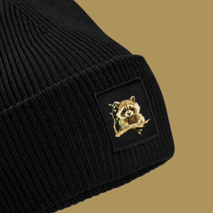 Black mit Waschbär Henry