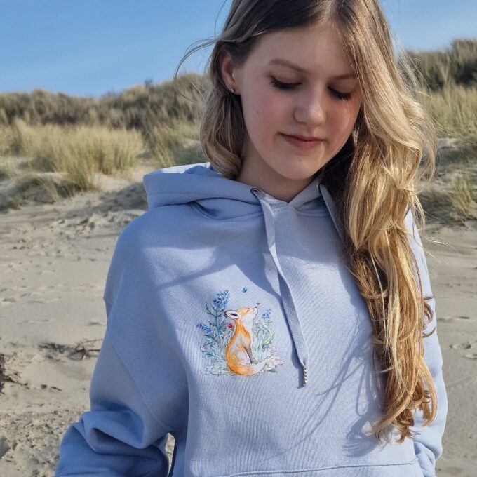 Blumenfuchs bykleine-Spatzen auf Sweatshirt Slammer Unisex Adult (2)