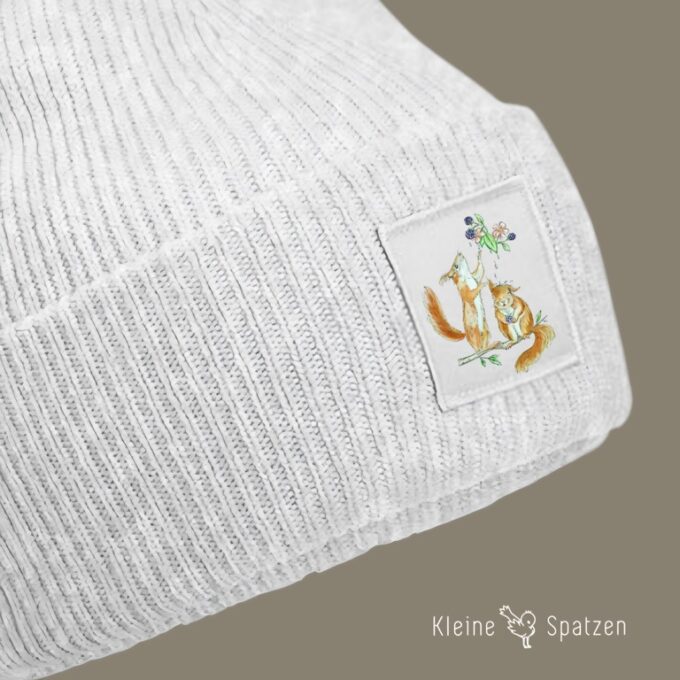 Grau mit Eichhörnchen