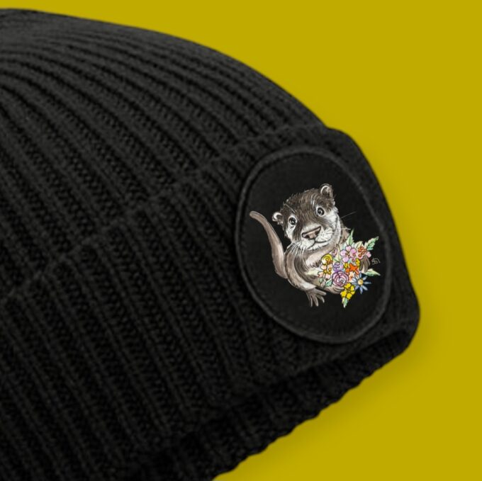 Mütze mit rundem Patch Black mit Other (2)