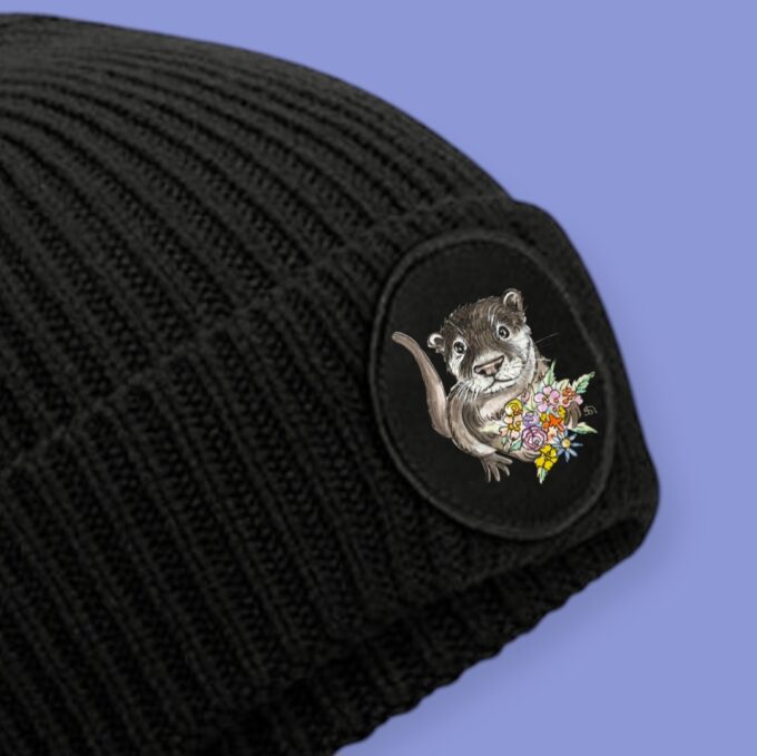 Mütze mit rundem Patch Black mit Other