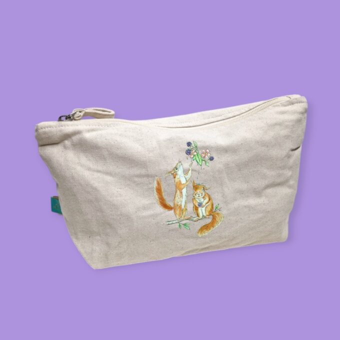 Schlampermäppchen mit Eichhörnchen Anita und Spencer (1)