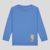 Sweatshirt Kids in Bright Blue mit Leo