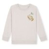 Sweatshirt Kids in Cream Heather Grey mit Eichhörnchen