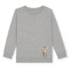 Sweatshirt Kids in Mid Heather Grey mit Leo