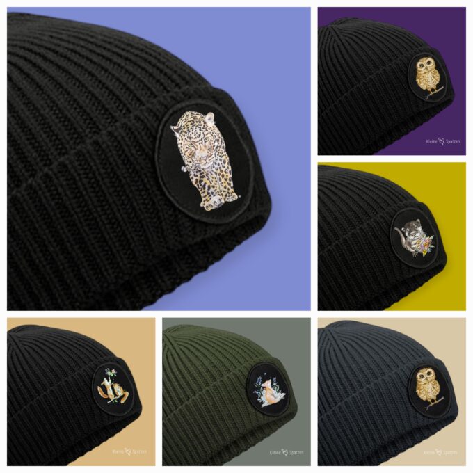 Übersicht Mützen mit rundem Patch