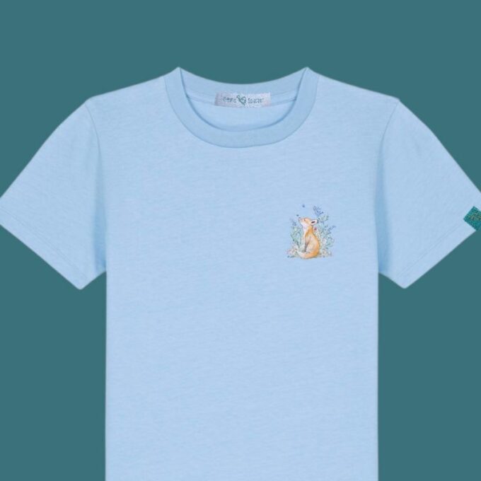 Blumenfuchs auf Blue Soul