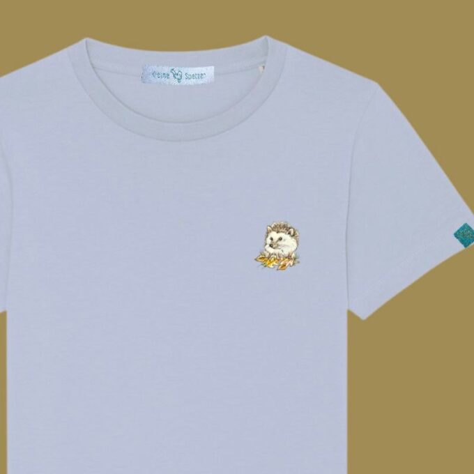 Niedlicher Igel auf Serene Blue