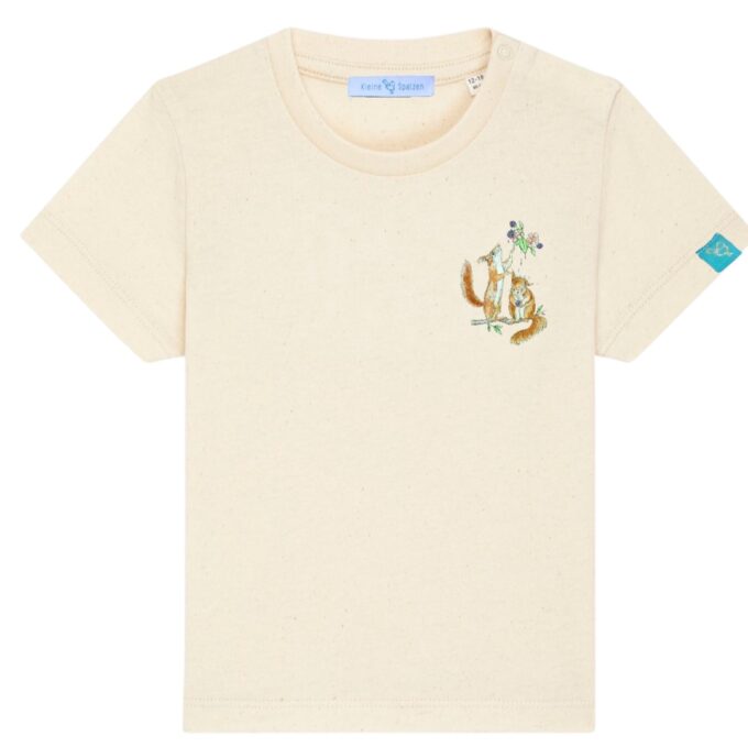 T-Shirt Minis in Nature mit Motiv Eichhörnchen by Kleine-Spatzen