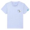 T-Shirt Minis in Serene Blue mit Motiv Einhorn by Kleine-Spatzen