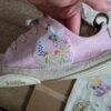 Anwendungsbeispiel Shoe Patch Blumen und hummel groß