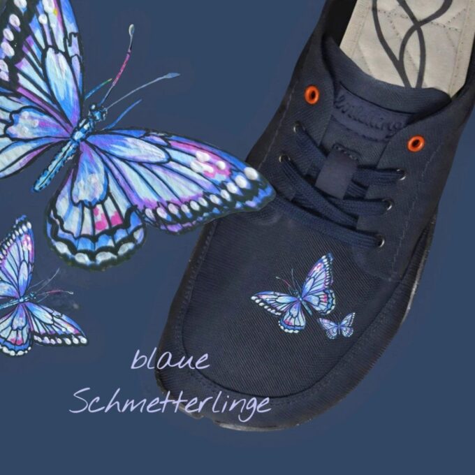 blaue Schmetterlinge Produktbeispiel