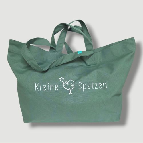 Kleine-Spatzen Shopper XXL Salbei