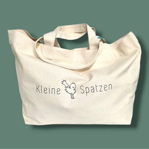 Kleine-Spatzen Shopper XXL nature